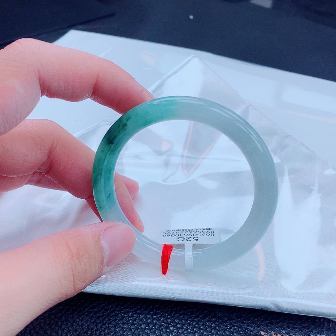 翡翠手镯未镶嵌天然缅甸翡翠A货手镯