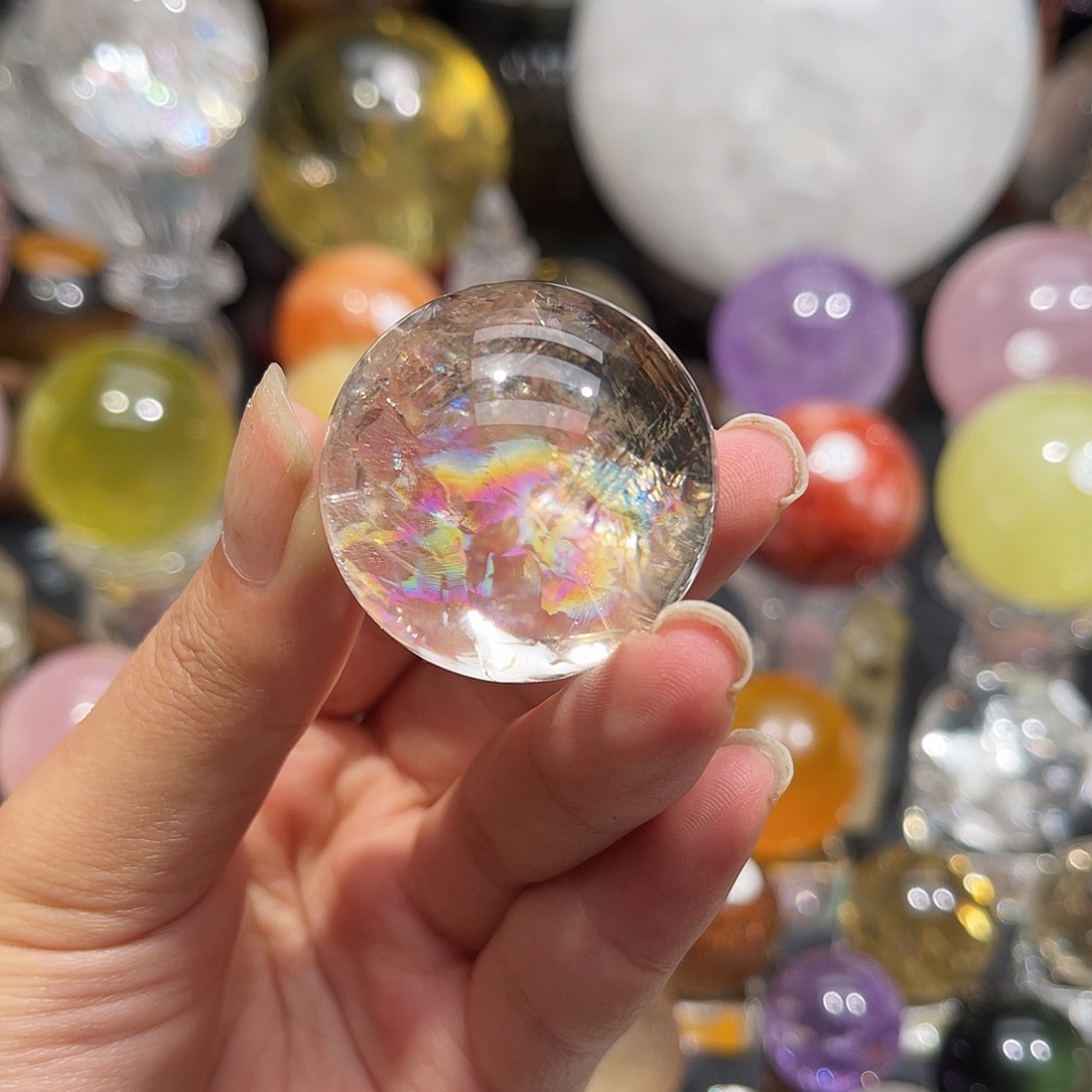 水晶未镶嵌珠宝半成品微瑕3.5