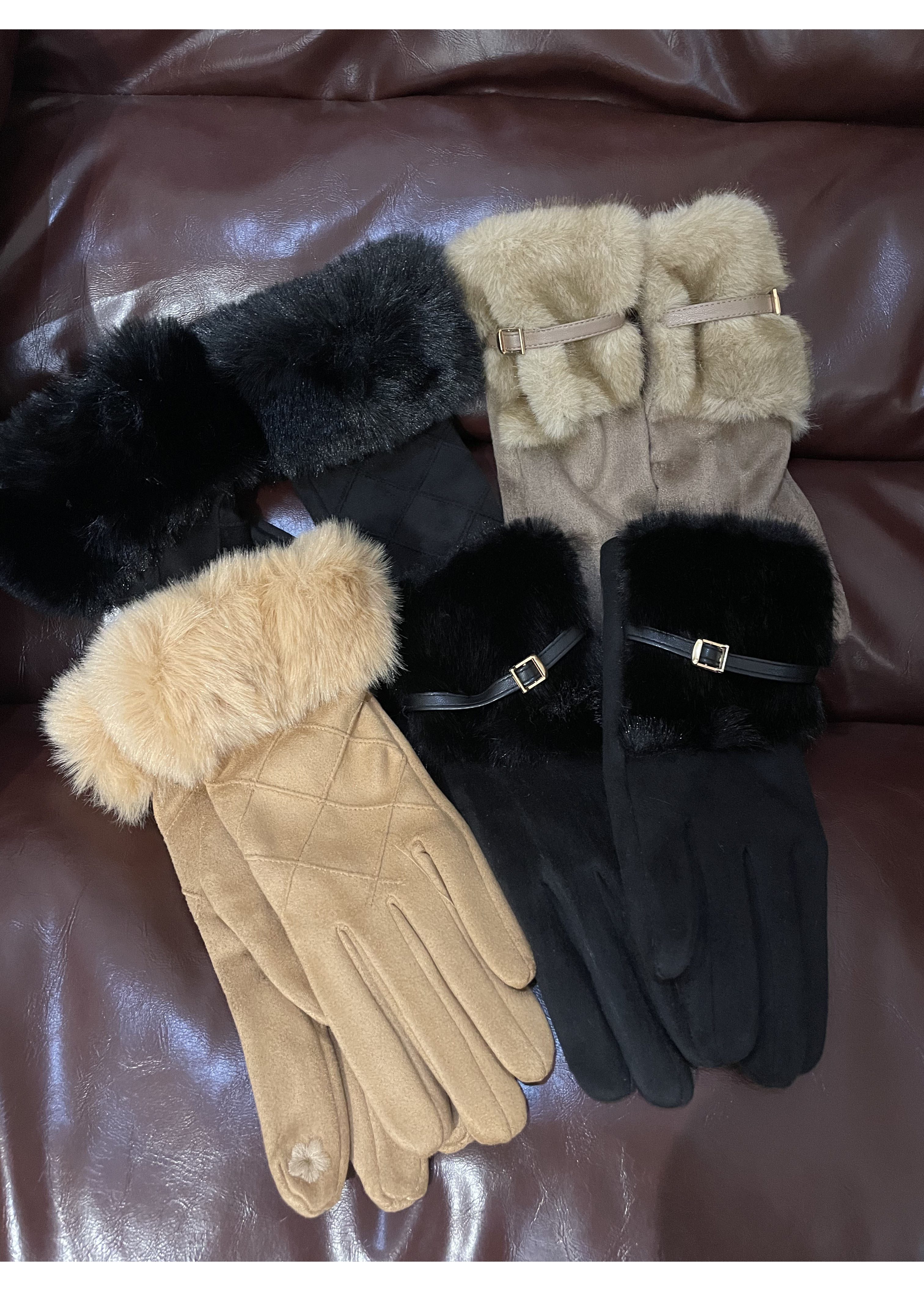 郭甜心秋冬百搭时髦精致手套