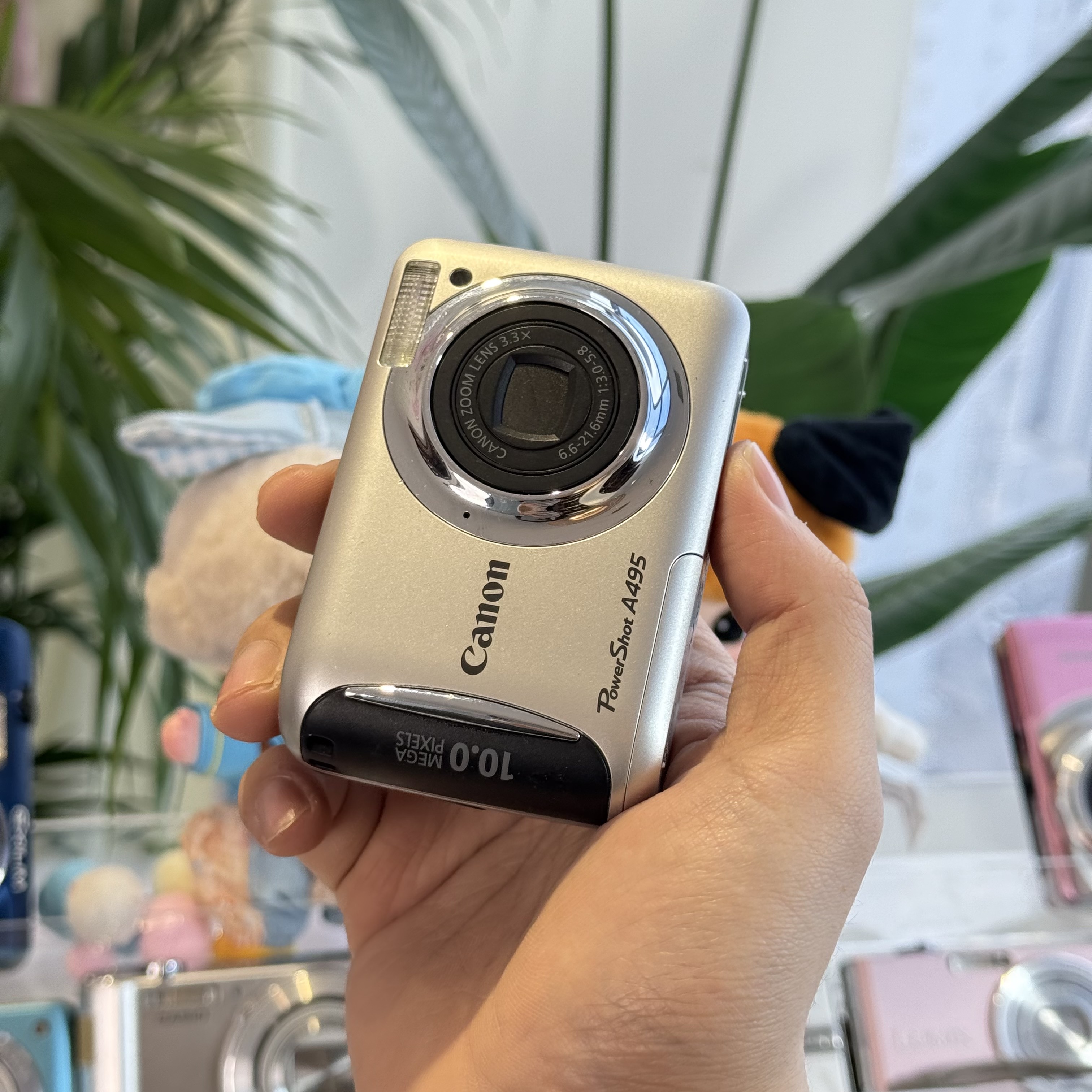 9新 Canon/佳能 佳能a495冷白皮柔焦适合新手滤镜多带配件