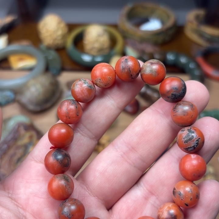 南红玛瑙未镶嵌颈饰