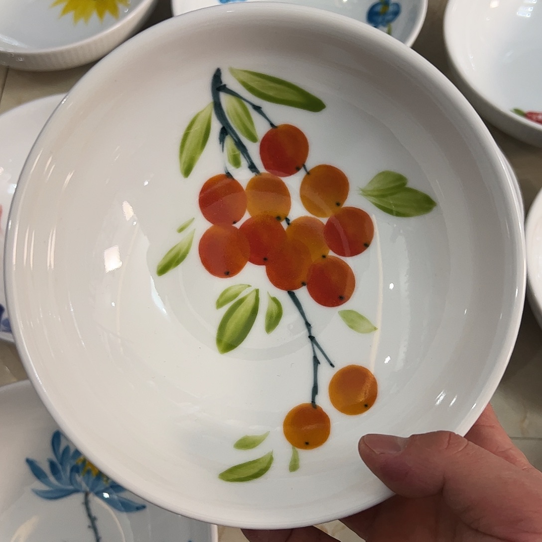 瓷片景德镇陶瓷手工手绘制作