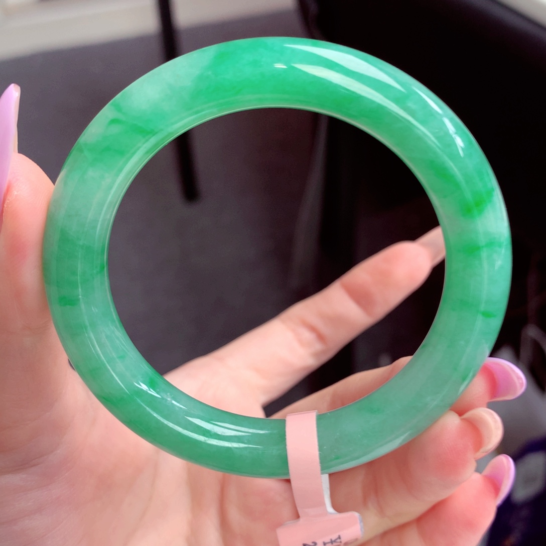 二***木翡翠未镶嵌手镯翡翠