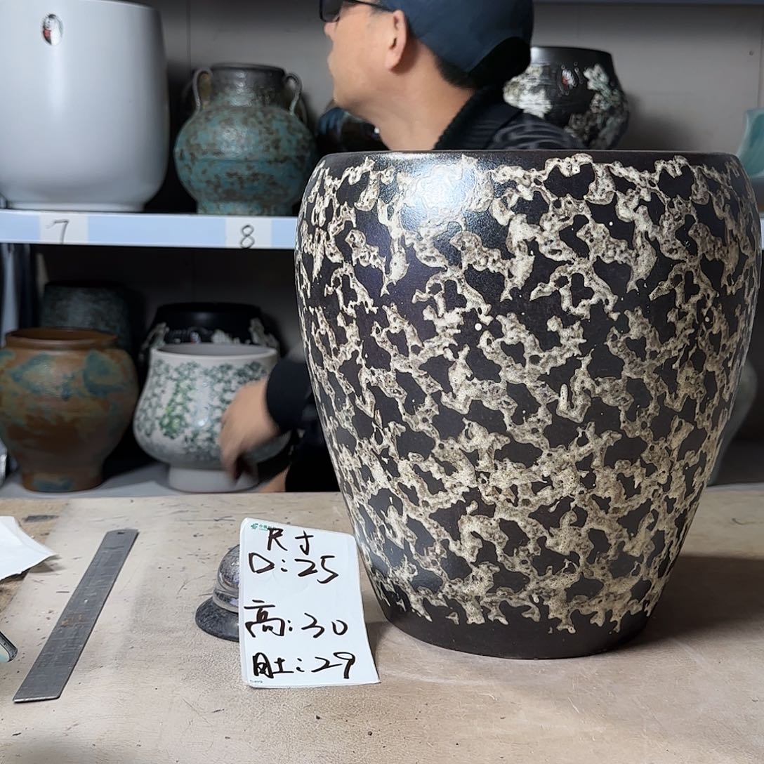 紫砂花盆尺寸25@30