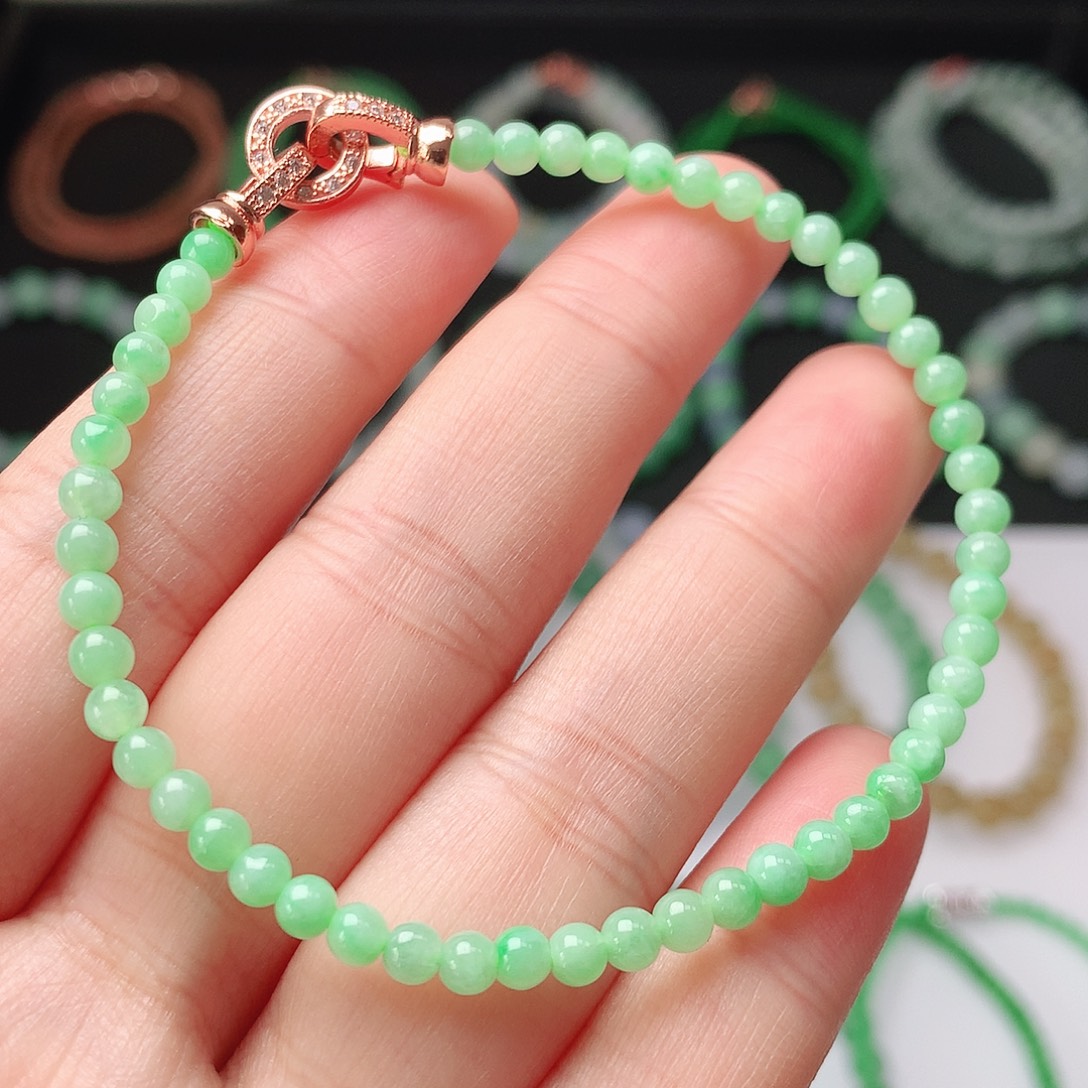 翡翠未镶嵌手链翡翠