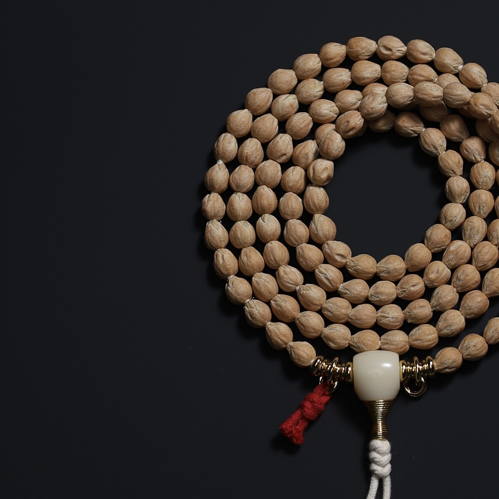 【龙胆】原桩水晶皮原创设计款菩提文玩百香籽