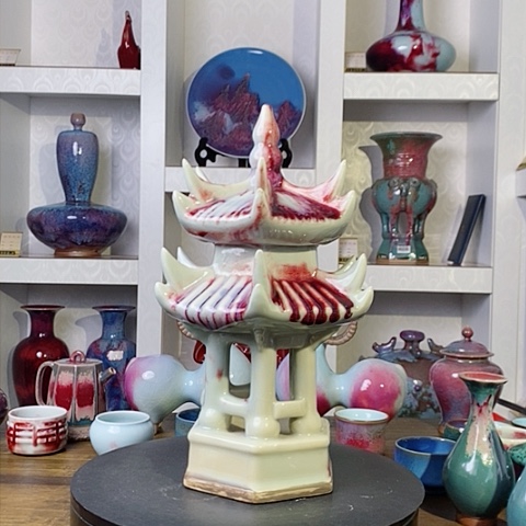 摆件禹州神后钧瓷原产地~