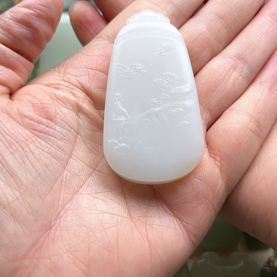 和田玉挂件未镶嵌