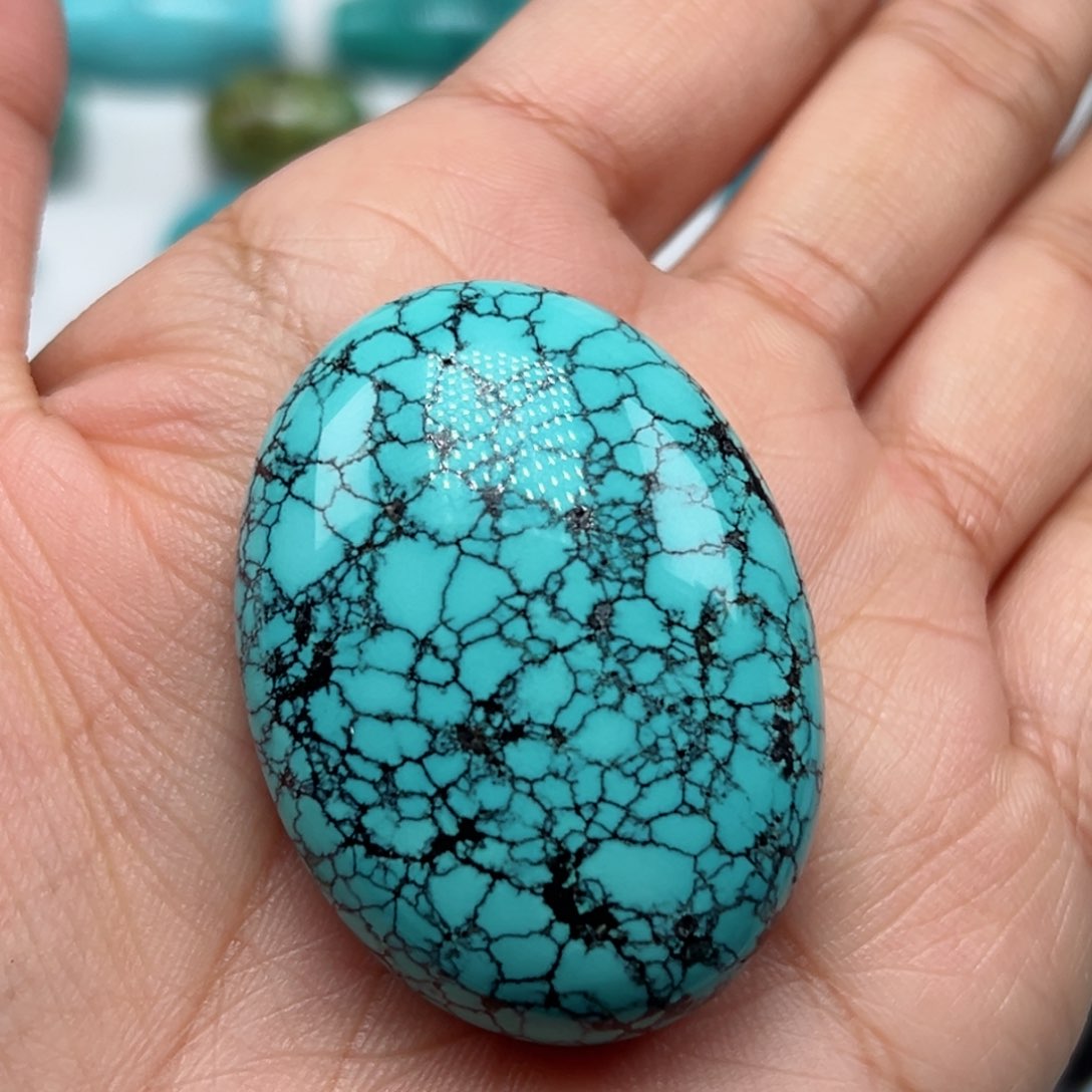 绿松石珠宝奇石未镶嵌暗*