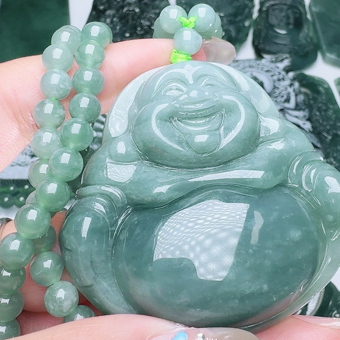 翡翠未镶嵌颈饰111