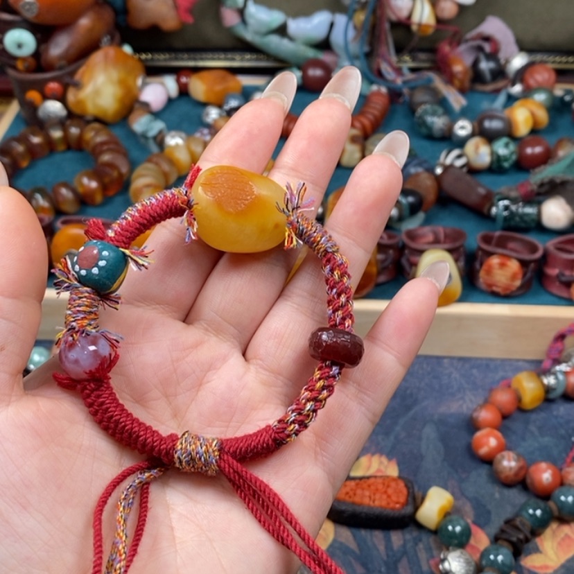 【闪购商品】蜜蜡手链未镶嵌手链