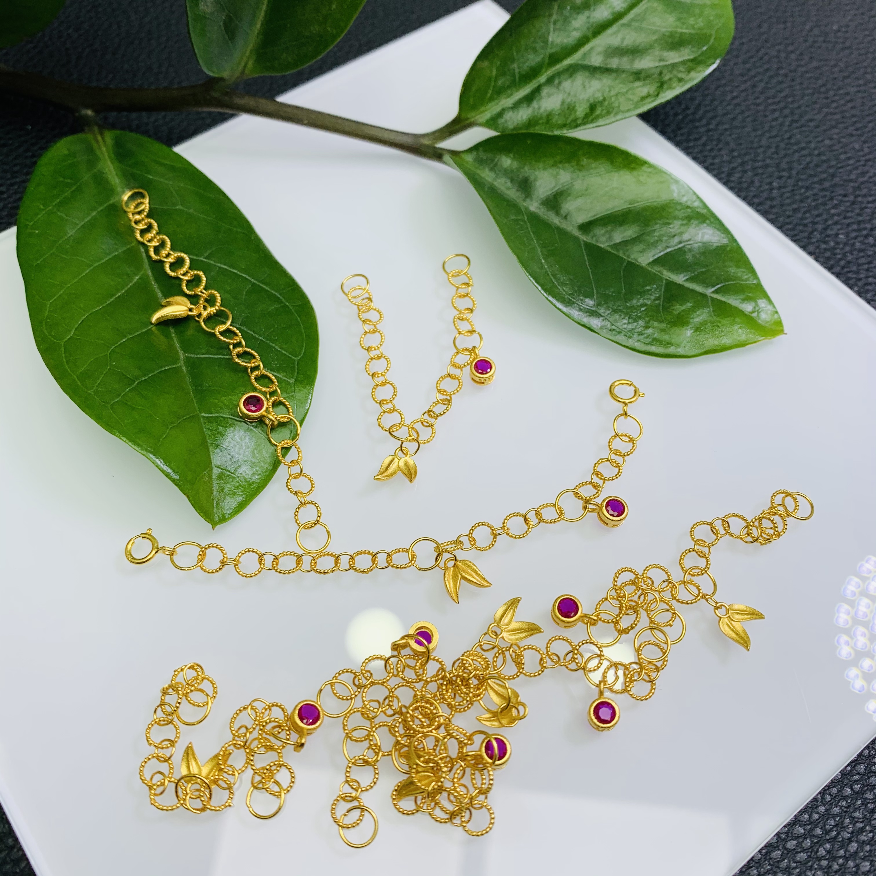 925银银制品 「戴琴珠宝」FR4680-银延长链配件-WJ