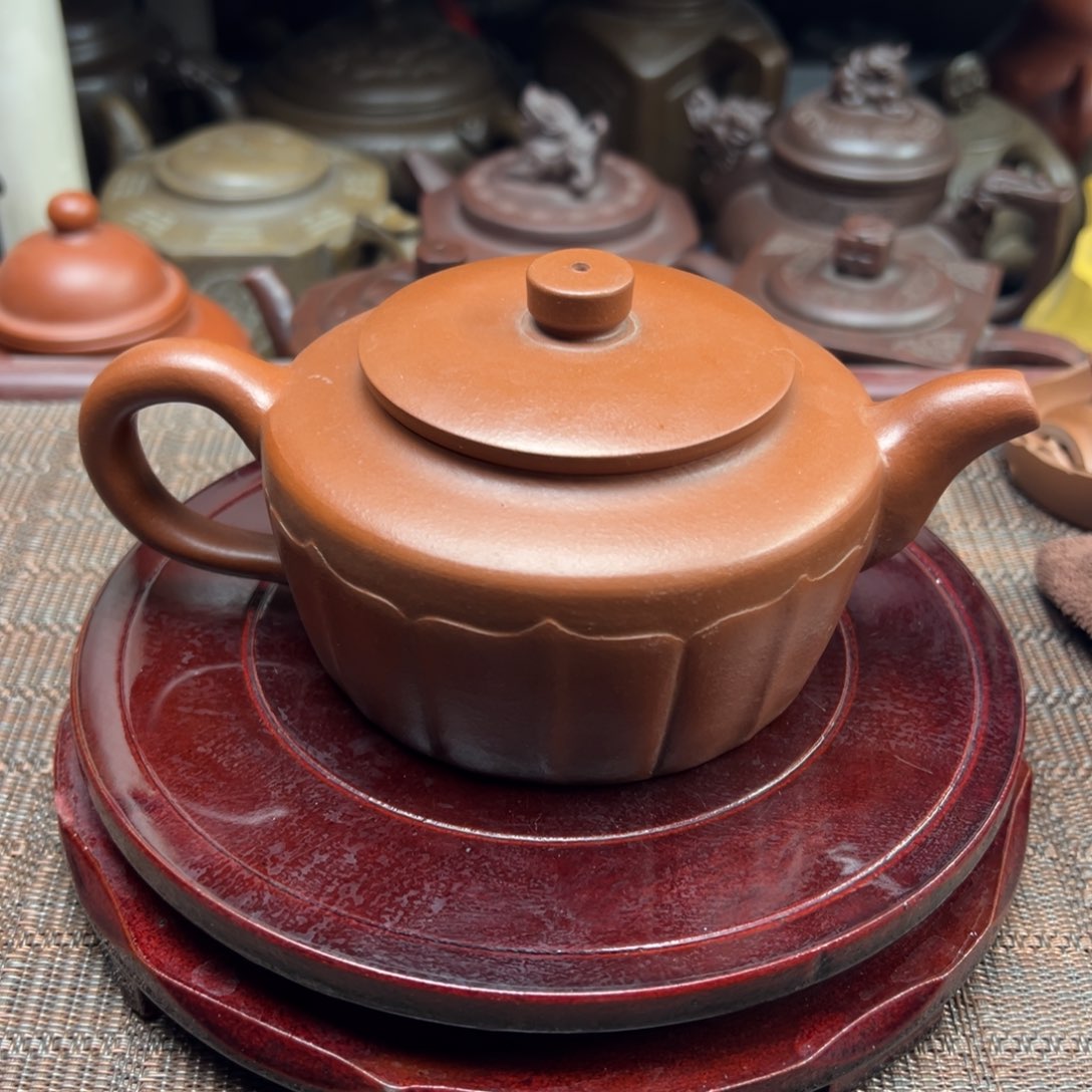 紫砂茶壶宜兴原矿紫砂壶300毫升容量