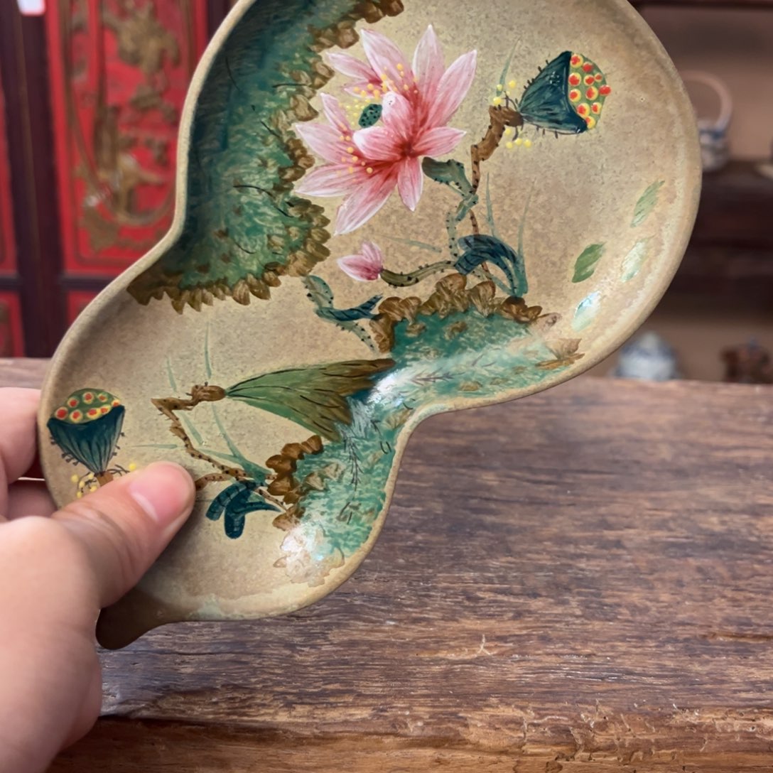 柴烧手工手绘陶瓷