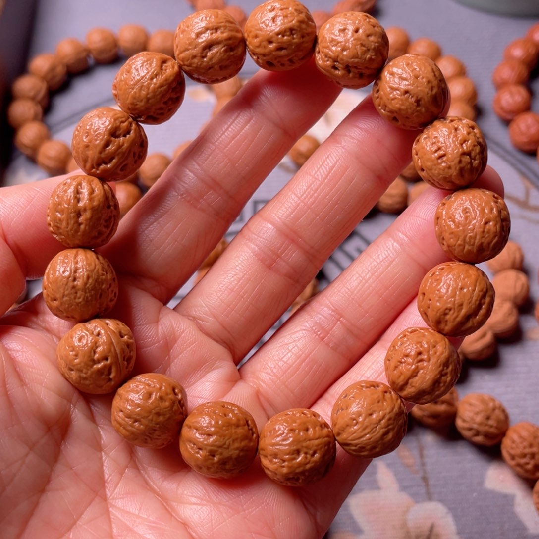 文玩核桃手串1.4精品正圆
