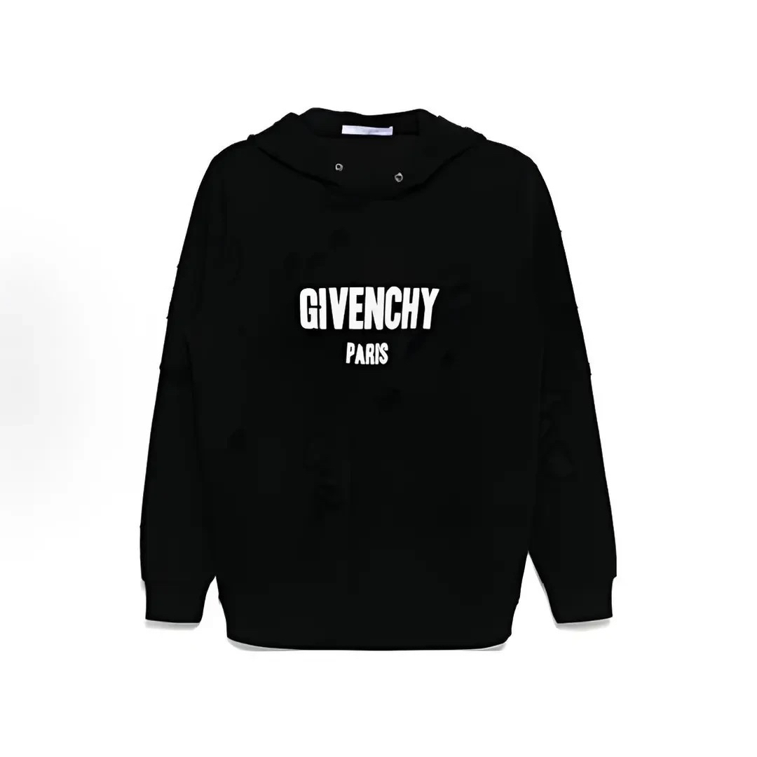 未使用 Givenchy/纪梵希 大破坏字母logo帽衫u