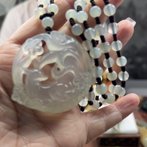 岫玉挂件未镶嵌挂件