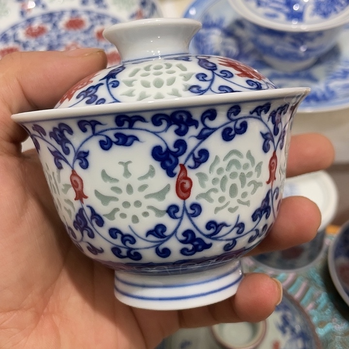 摆件陶景德镇陶瓷主人杯233