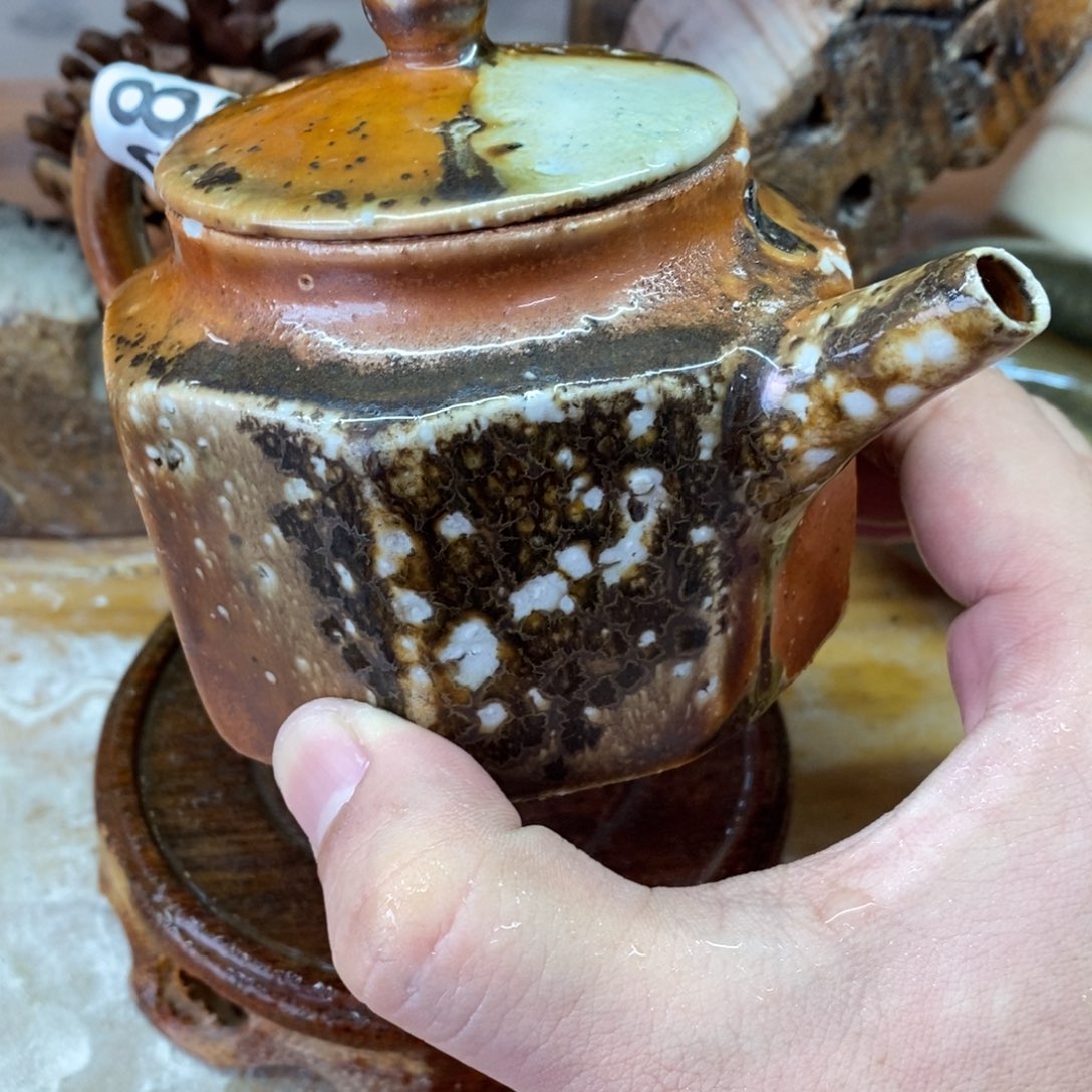 陶园柴烧 精品高货884瑕摆件价