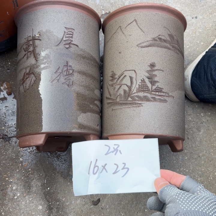 紫砂花盆特价商品