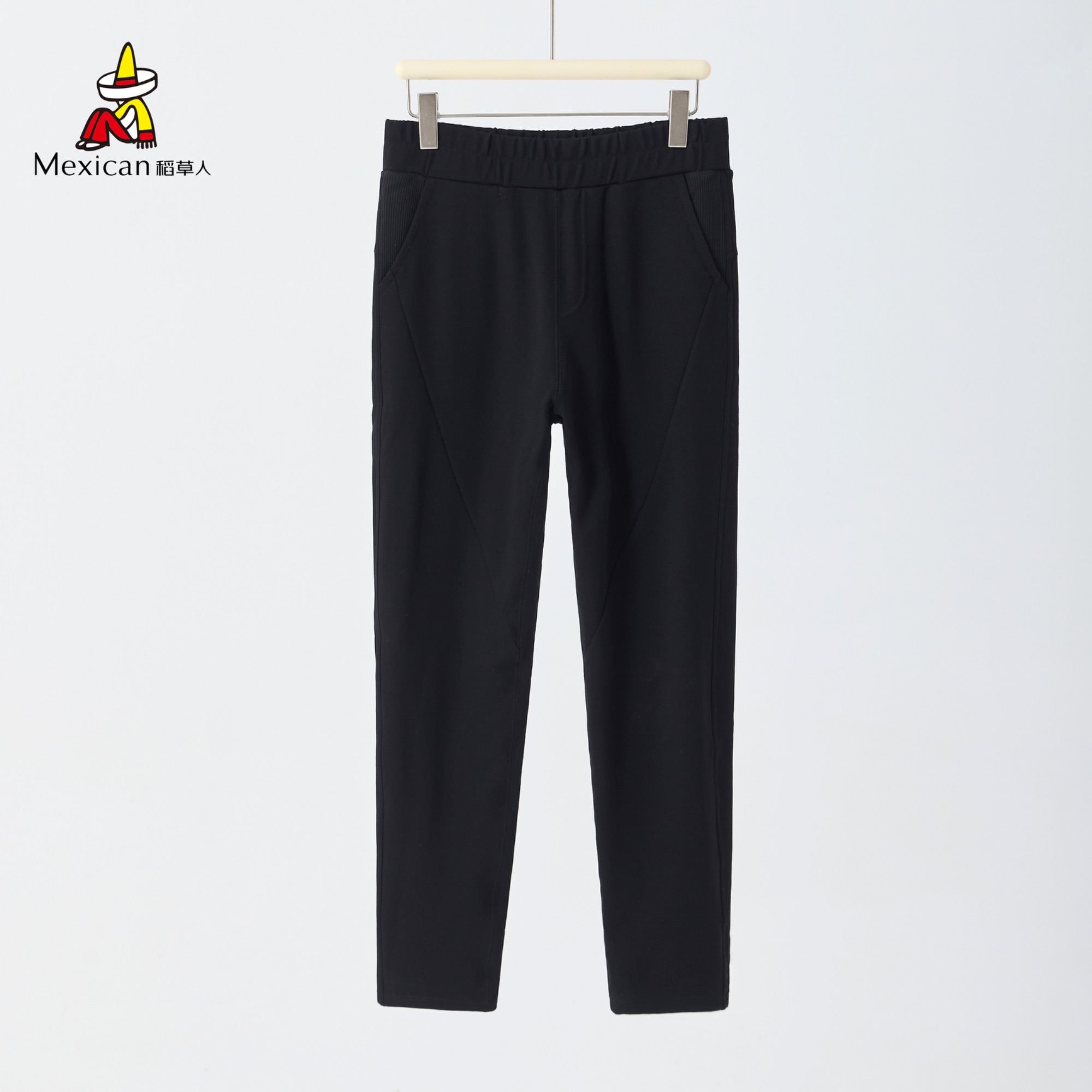 【稻草人】超柔加厚双层男裤休闲长裤-158