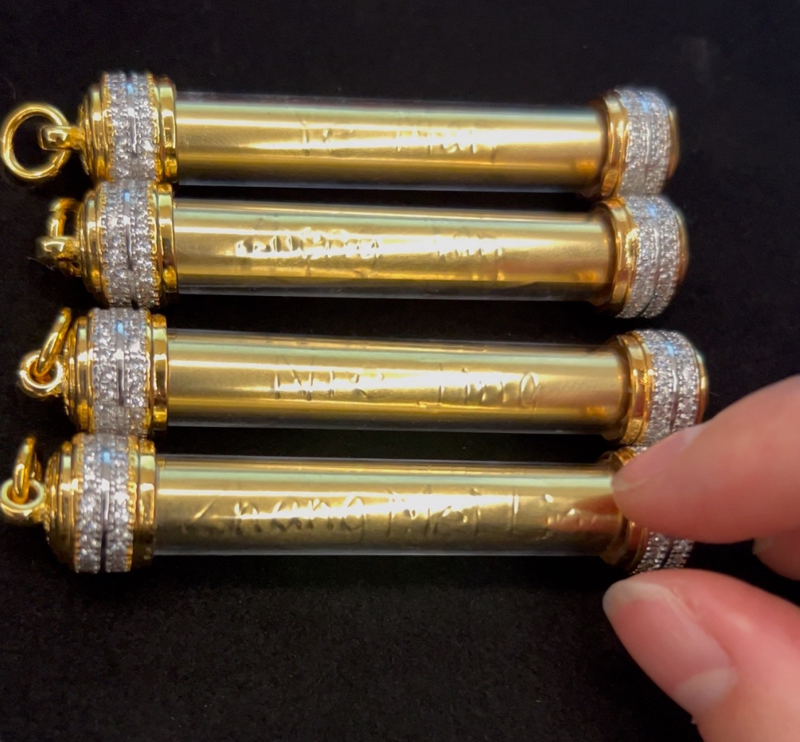 合金婚庆饰品 精美美丽时尚金色美美美福管-不接受退款退货