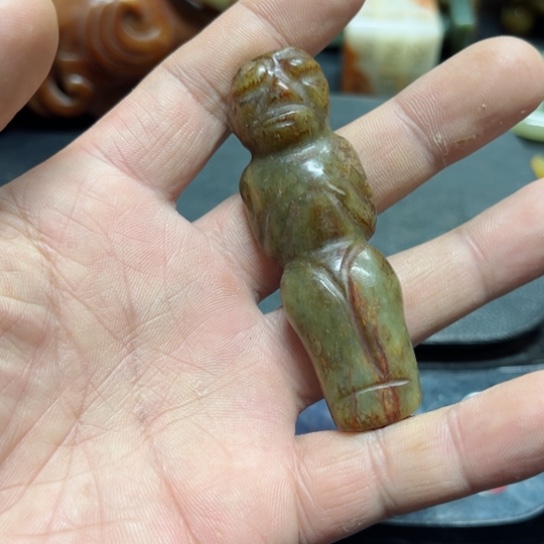 吊坠白玉菩提把件