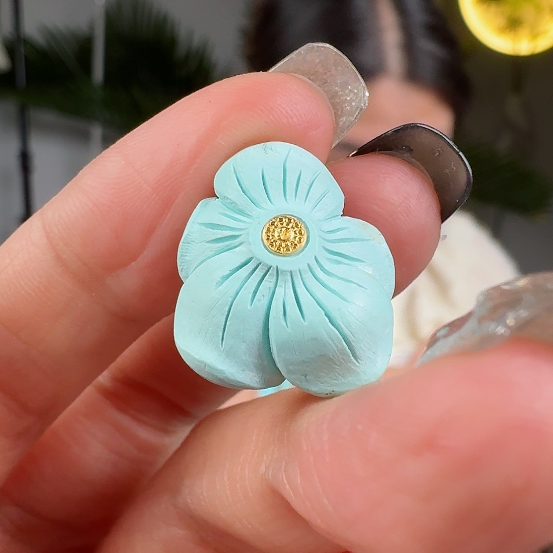 绿松石珠宝奇石未镶嵌