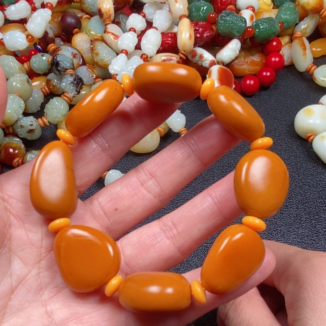 和田玉颈饰未镶嵌