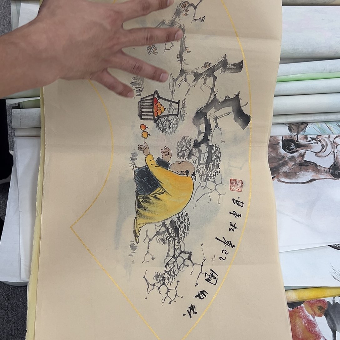 国画纯手绘字画宣纸