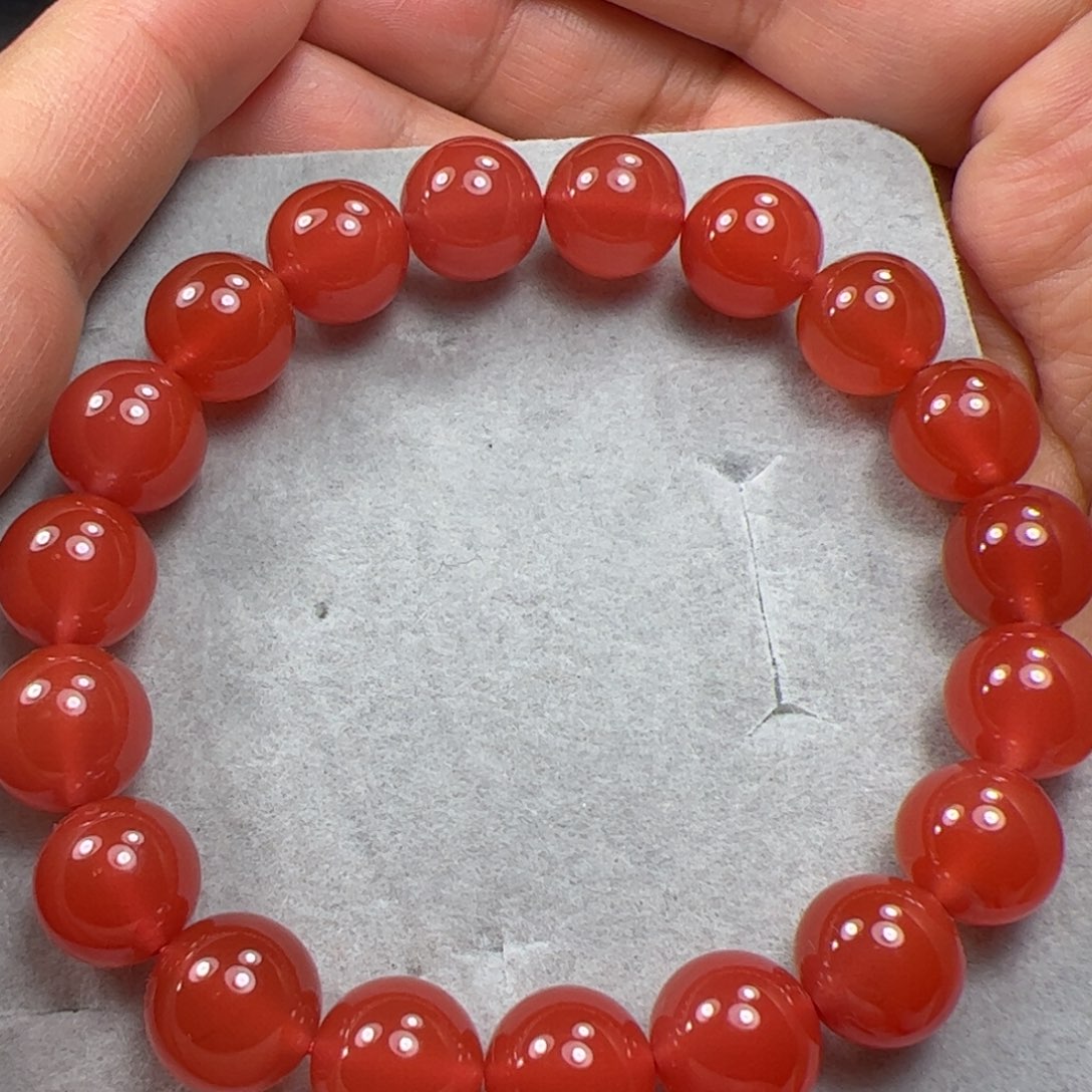 南红玛瑙珠子未镶嵌