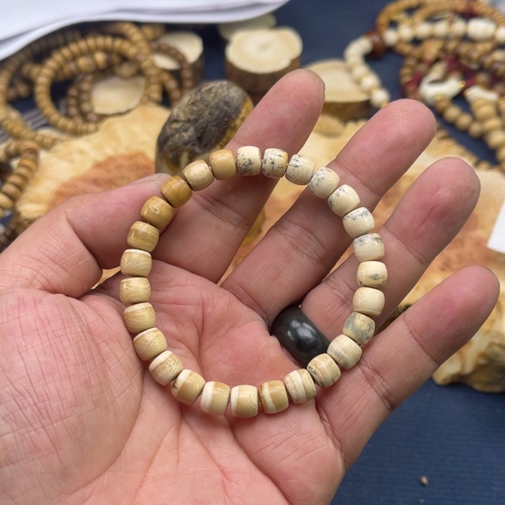 虎***丘猛犸象牙手串/手链/手镯