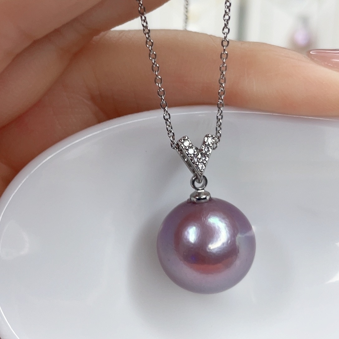 淡水珍珠未镶嵌吊坠(赠链)