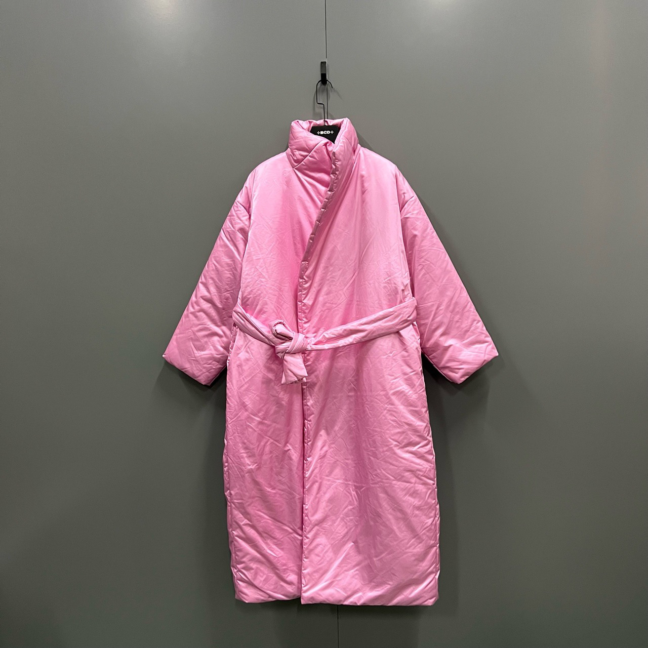 （jp）117Balenciaga 巴黎世家 粉色羽绒大衣 L码/98新/25400/