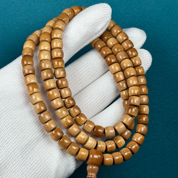 Q44-82天然猛犸牙 咖料108  7.3*6mm支持鉴定假一罚十