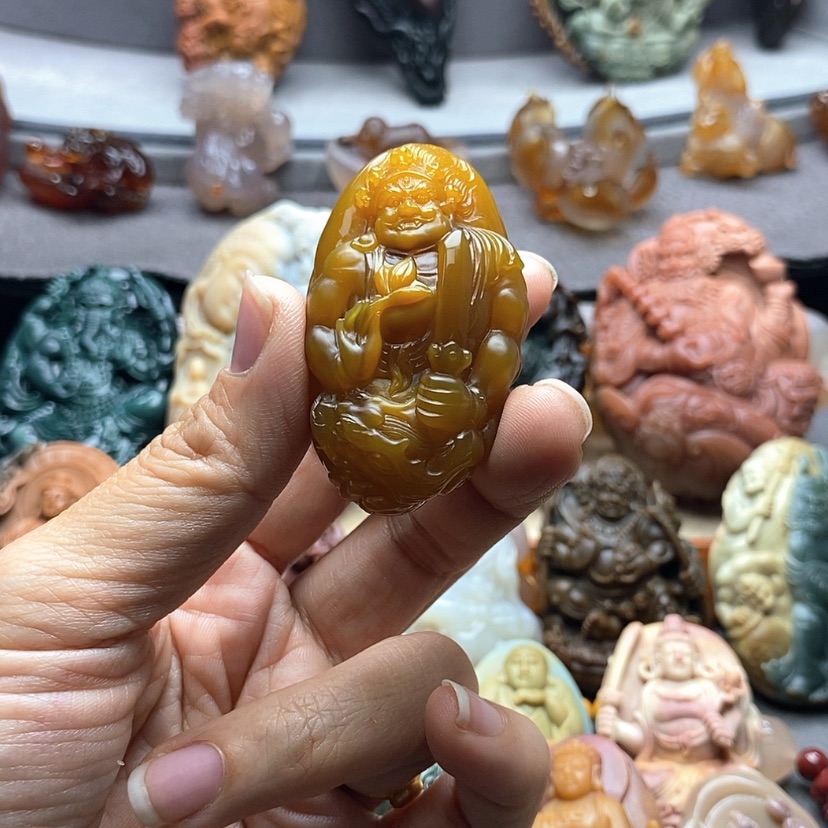 【闪购商品】未镶嵌吊坠定制玛瑙