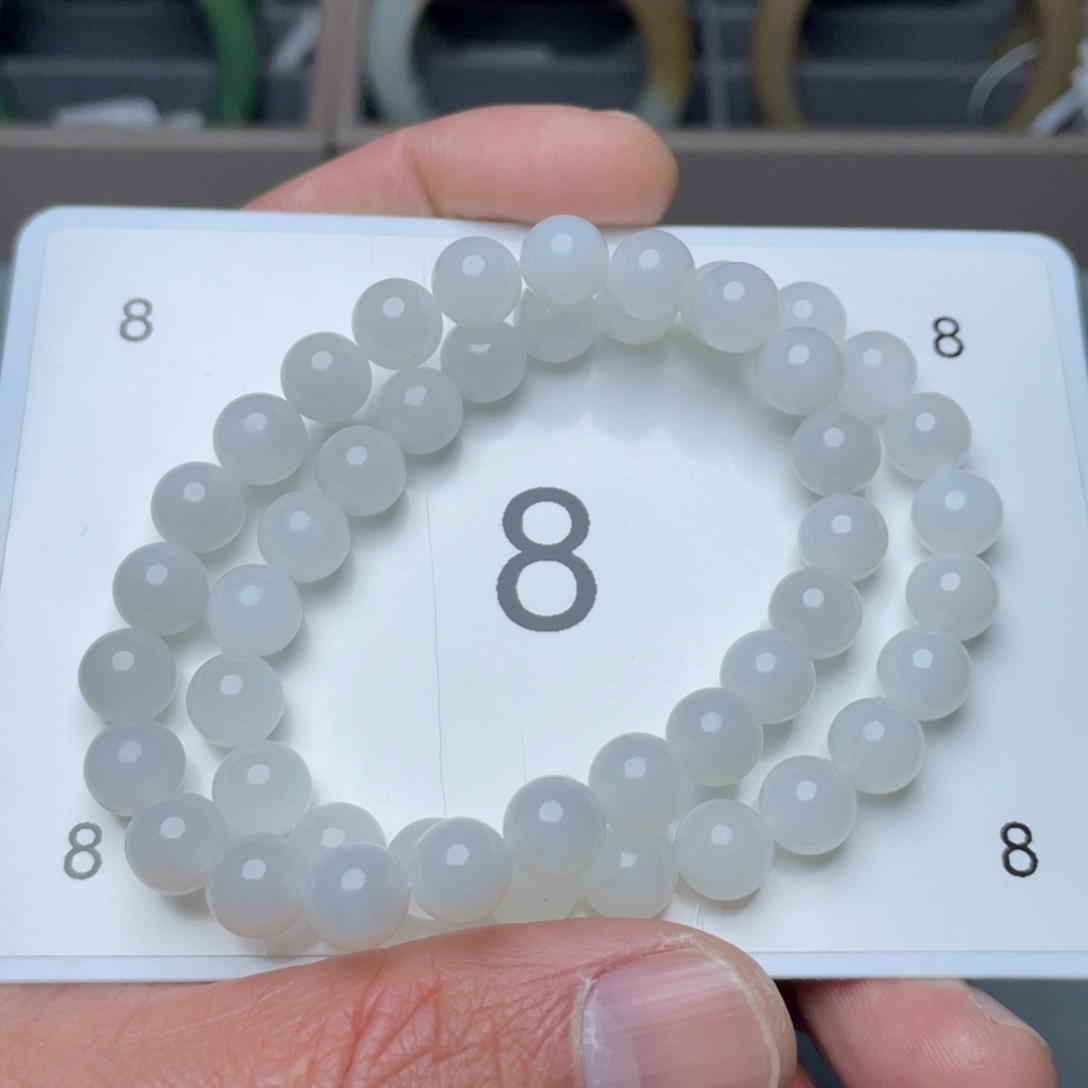 和田玉未镶嵌手链多样性拍一发一