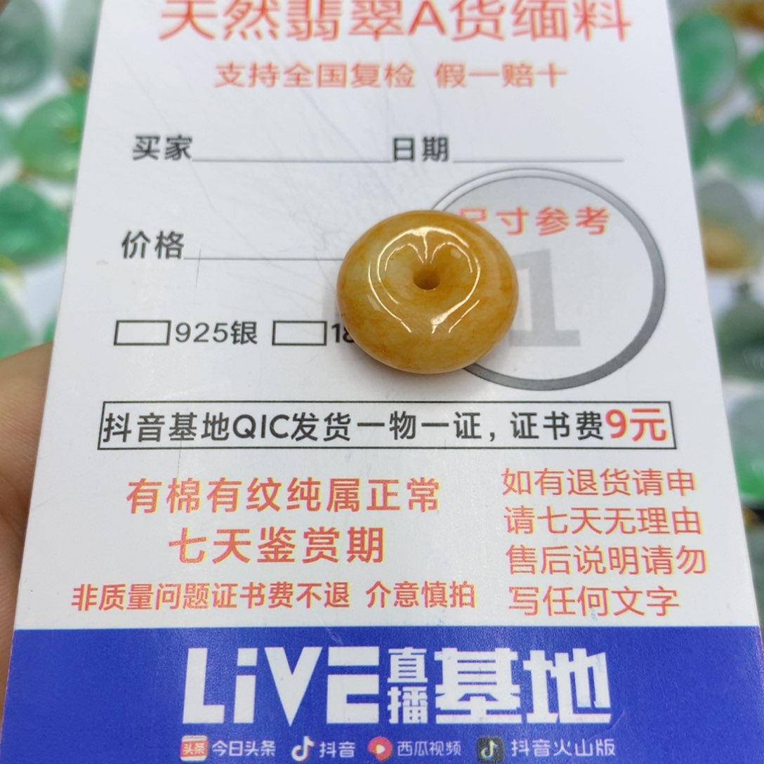 翡翠颈饰未镶嵌翡翠