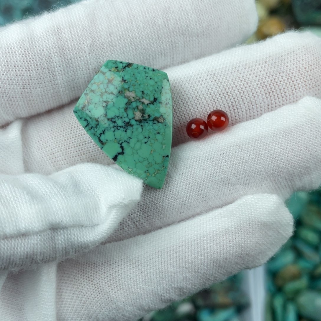 一***羊南红玛瑙未镶嵌配饰