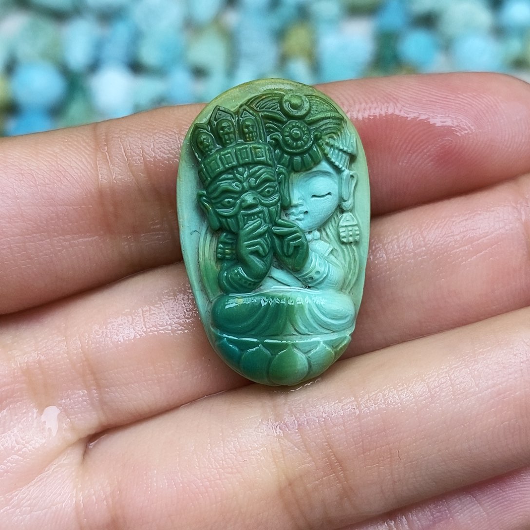 绿松石未镶嵌配饰