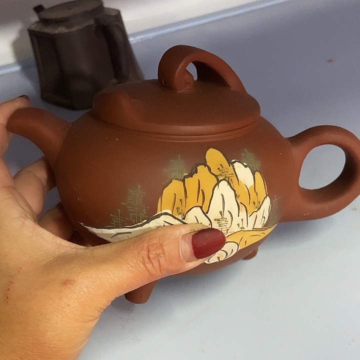 手工制作宜兴紫砂茶壶