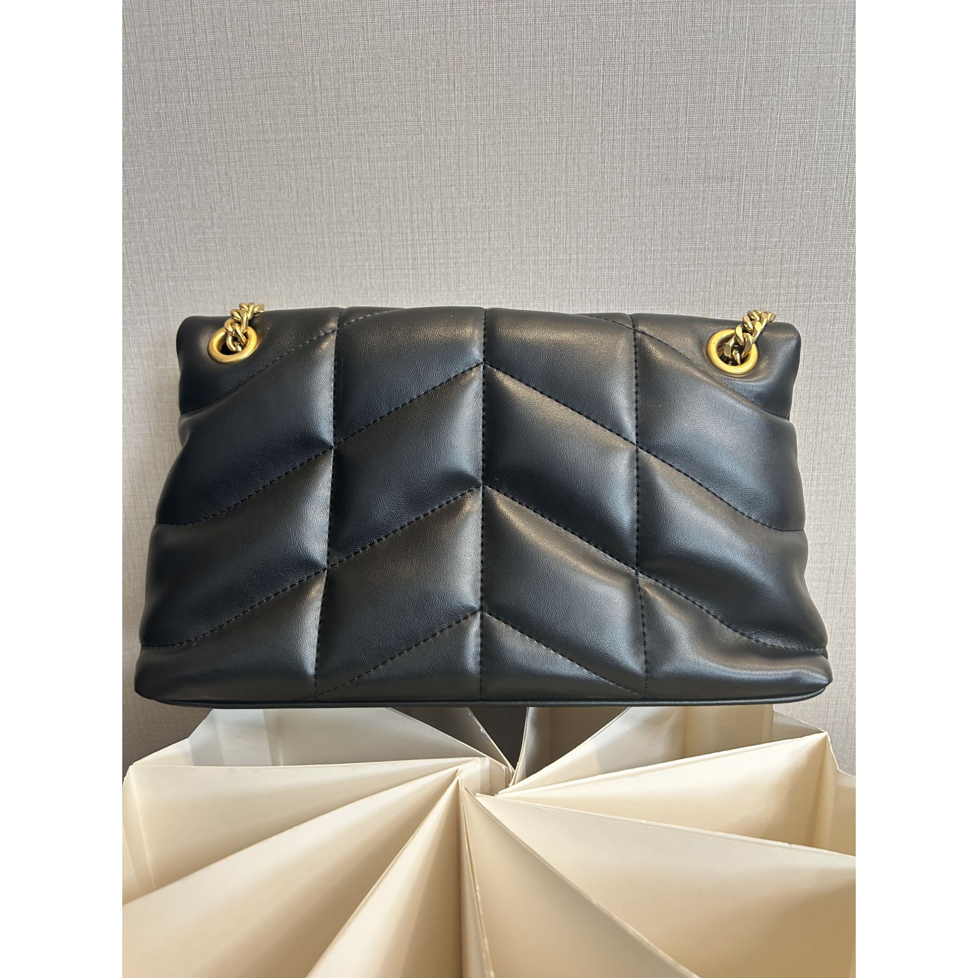 TOLEX2025新款时尚百搭云手工女包黑色
