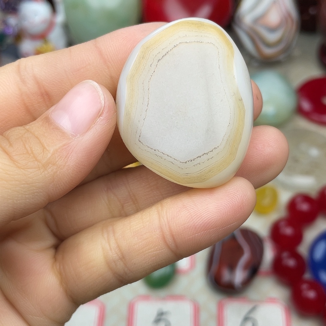 番***蛋玛瑙/玉髓合金颈饰