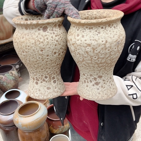 紫砂花盆高度25口径15