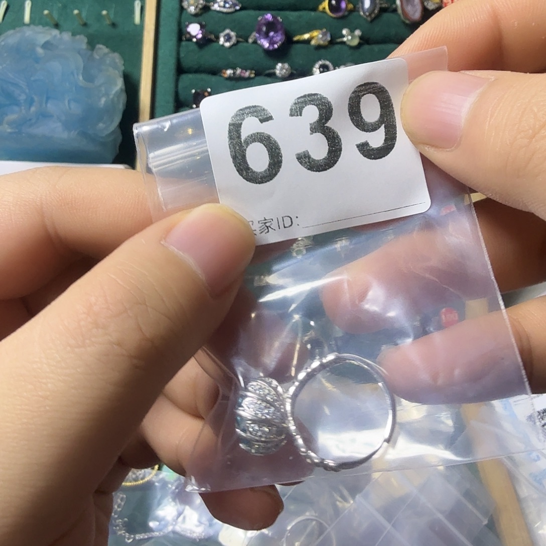 *****戒指银S925镶嵌托帕石