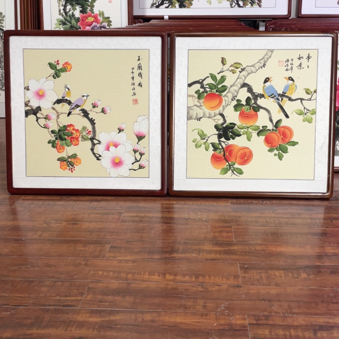 国画带框尺寸63*63厘米