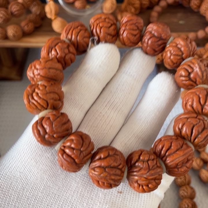 桃木7号链接桃核手串一