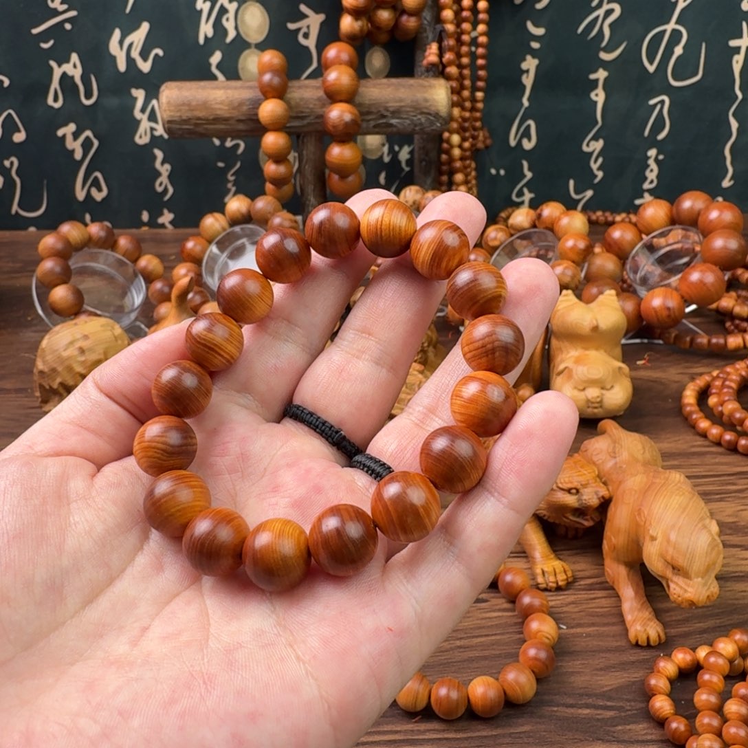 巧***慧柏木（崖柏）手串/手链1.2圆珠
