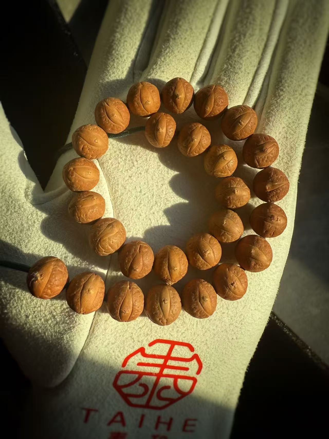 编号T20「丹凤眼」11.4-11.6mm27颗手持尼泊尔凤眼菩提