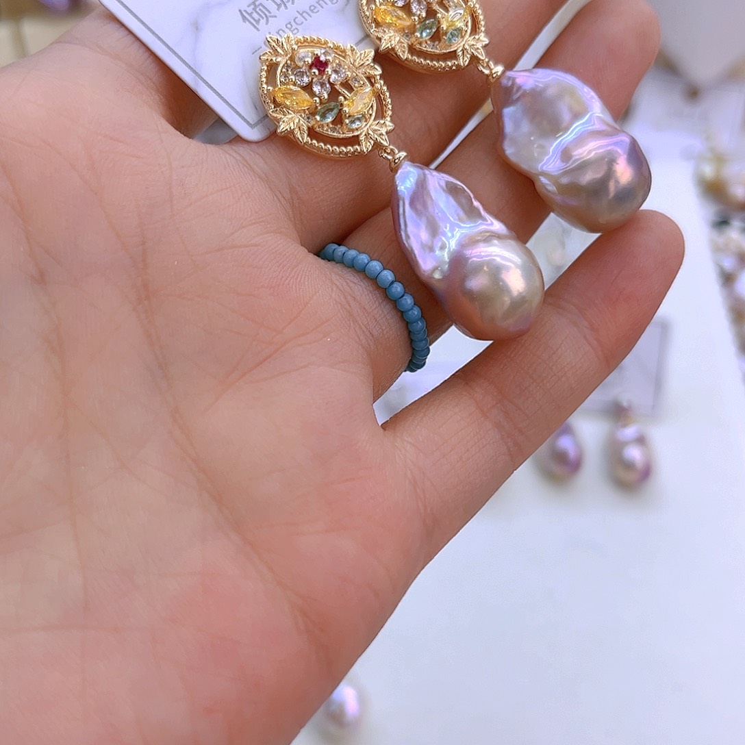 ****️银S925镶嵌淡水珍珠263